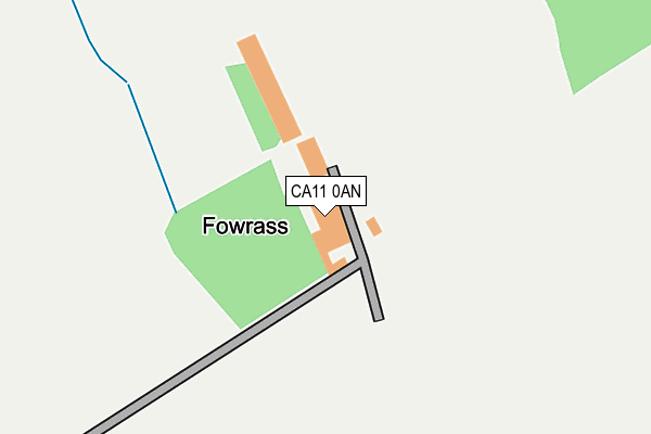 CA11 0AN map - OS OpenMap – Local (Ordnance Survey)