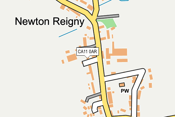 CA11 0AR map - OS OpenMap – Local (Ordnance Survey)