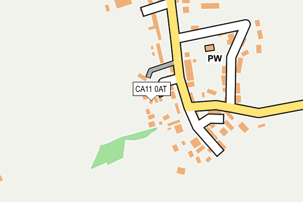 CA11 0AT map - OS OpenMap – Local (Ordnance Survey)