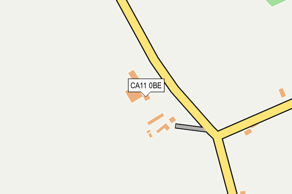 CA11 0BE map - OS OpenMap – Local (Ordnance Survey)