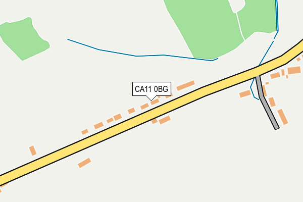 CA11 0BG map - OS OpenMap – Local (Ordnance Survey)