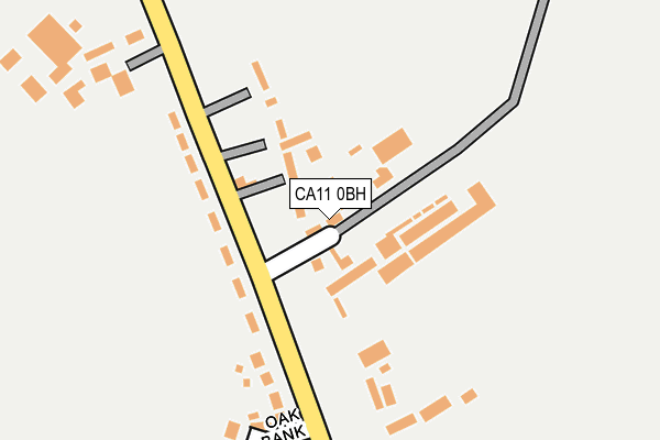 CA11 0BH map - OS OpenMap – Local (Ordnance Survey)