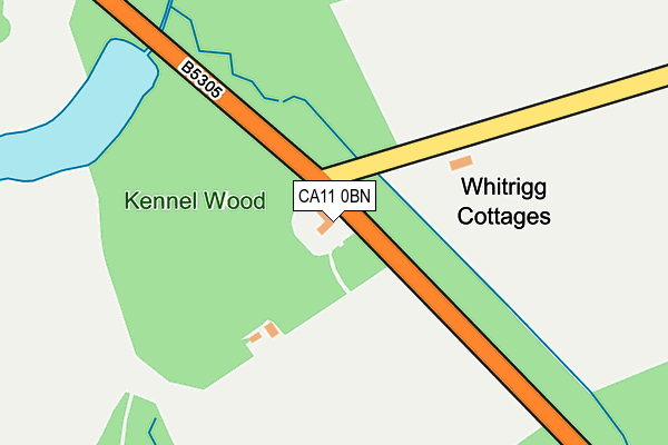 CA11 0BN map - OS OpenMap – Local (Ordnance Survey)