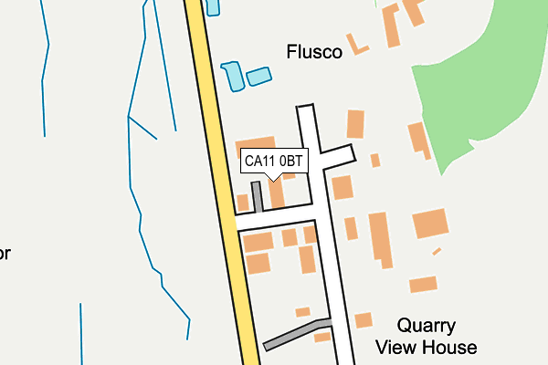 CA11 0BT map - OS OpenMap – Local (Ordnance Survey)