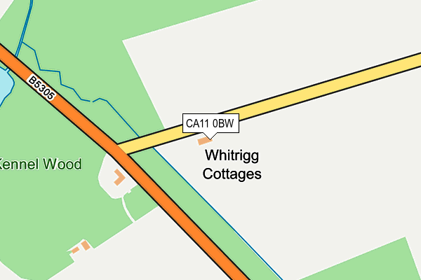 CA11 0BW map - OS OpenMap – Local (Ordnance Survey)