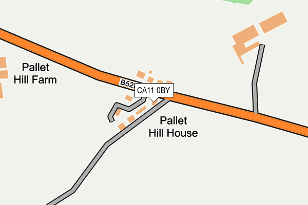 CA11 0BY map - OS OpenMap – Local (Ordnance Survey)