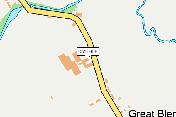 CA11 0DB map - OS OpenMap – Local (Ordnance Survey)