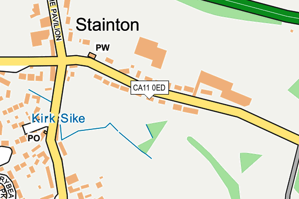 CA11 0ED map - OS OpenMap – Local (Ordnance Survey)