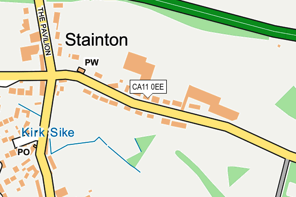 CA11 0EE map - OS OpenMap – Local (Ordnance Survey)