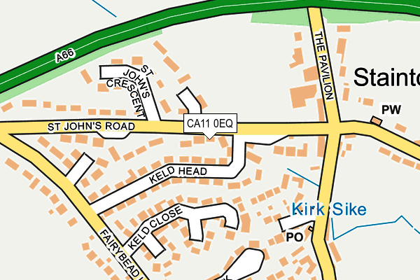 CA11 0EQ map - OS OpenMap – Local (Ordnance Survey)