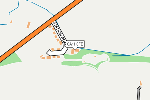 CA11 0FE map - OS OpenMap – Local (Ordnance Survey)