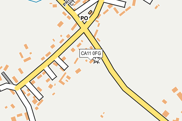 CA11 0FG map - OS OpenMap – Local (Ordnance Survey)