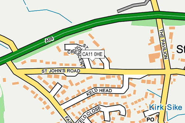 CA11 0HE map - OS OpenMap – Local (Ordnance Survey)