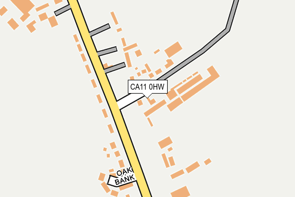 CA11 0HW map - OS OpenMap – Local (Ordnance Survey)