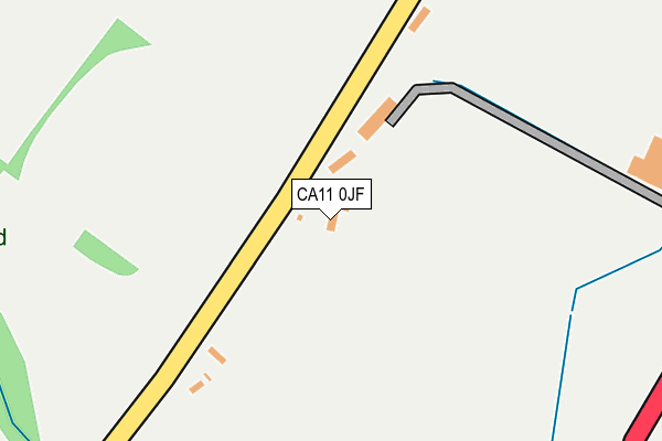 CA11 0JF map - OS OpenMap – Local (Ordnance Survey)