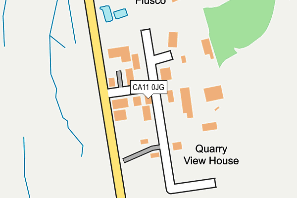 CA11 0JG map - OS OpenMap – Local (Ordnance Survey)