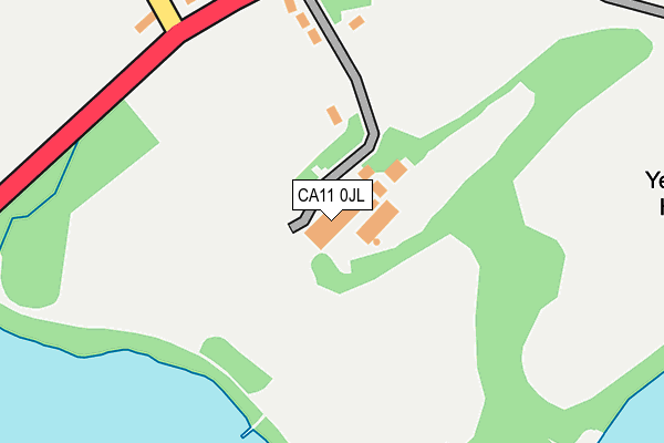 CA11 0JL map - OS OpenMap – Local (Ordnance Survey)