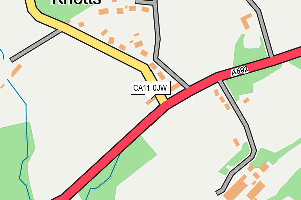 CA11 0JW map - OS OpenMap – Local (Ordnance Survey)