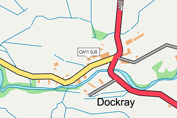 CA11 0JX map - OS OpenMap – Local (Ordnance Survey)