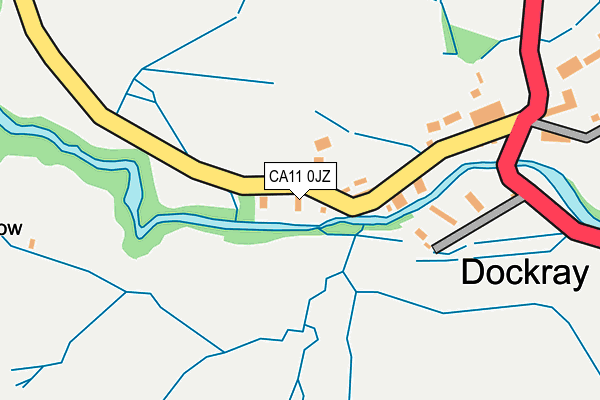 CA11 0JZ map - OS OpenMap – Local (Ordnance Survey)