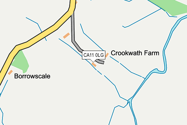 CA11 0LG map - OS OpenMap – Local (Ordnance Survey)