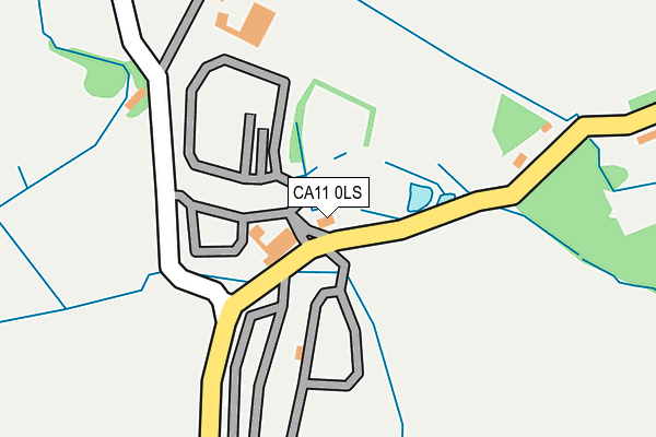 CA11 0LS map - OS OpenMap – Local (Ordnance Survey)