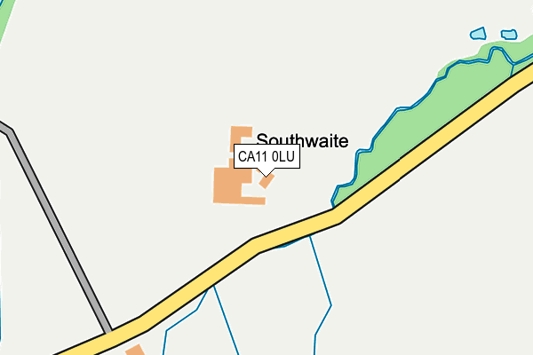 CA11 0LU map - OS OpenMap – Local (Ordnance Survey)