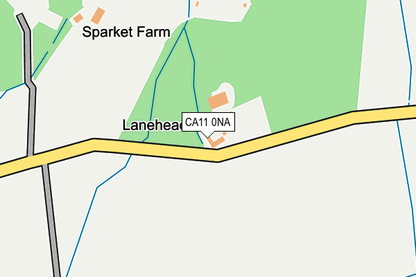 CA11 0NA map - OS OpenMap – Local (Ordnance Survey)