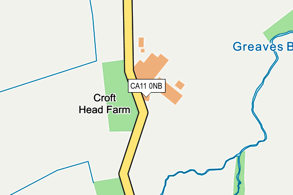 CA11 0NB map - OS OpenMap – Local (Ordnance Survey)