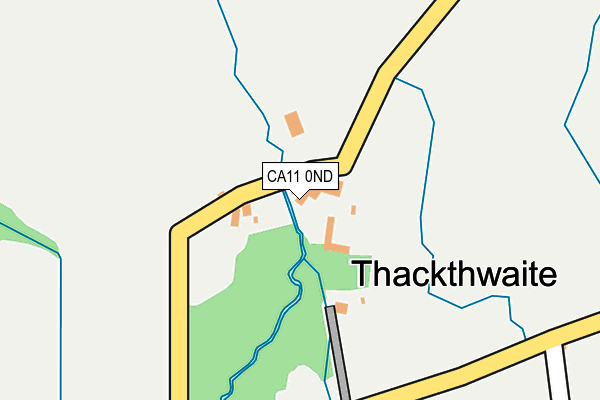CA11 0ND map - OS OpenMap – Local (Ordnance Survey)