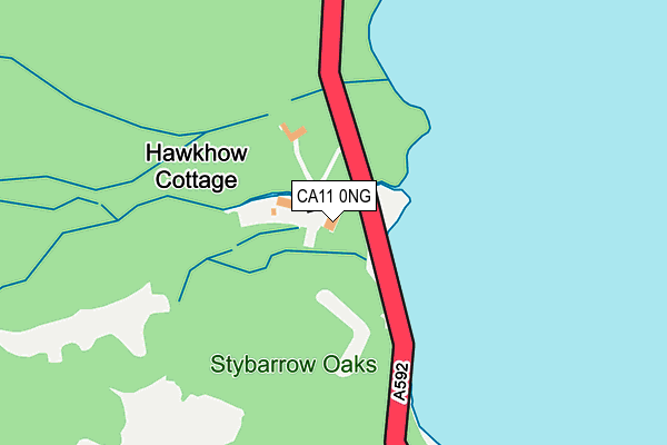 CA11 0NG map - OS OpenMap – Local (Ordnance Survey)