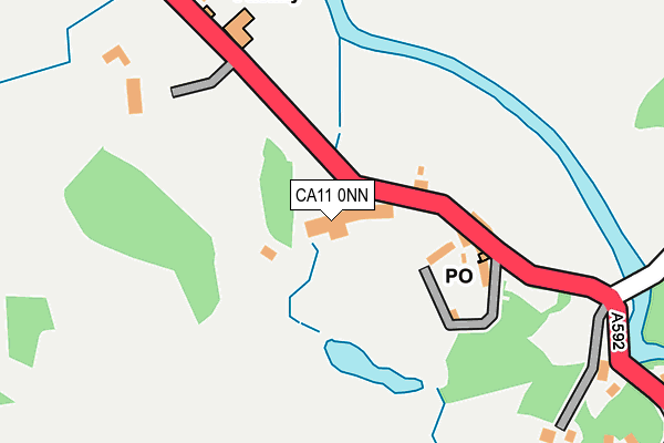 CA11 0NN map - OS OpenMap – Local (Ordnance Survey)