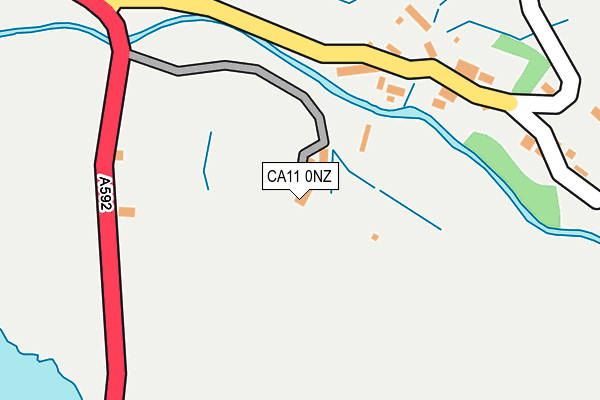 CA11 0NZ map - OS OpenMap – Local (Ordnance Survey)