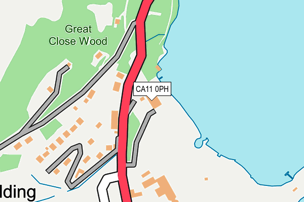 CA11 0PH map - OS OpenMap – Local (Ordnance Survey)