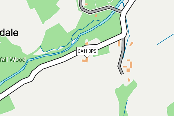 CA11 0PS map - OS OpenMap – Local (Ordnance Survey)