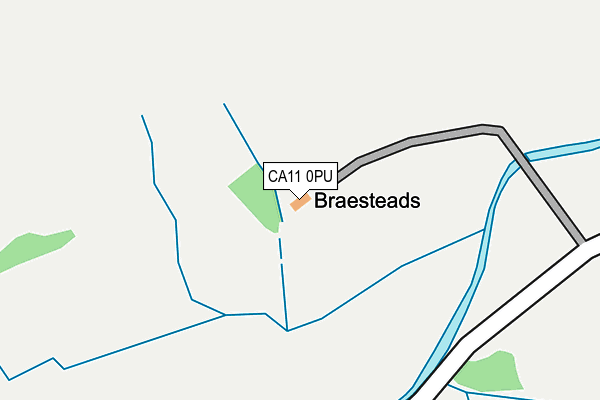 CA11 0PU map - OS OpenMap – Local (Ordnance Survey)