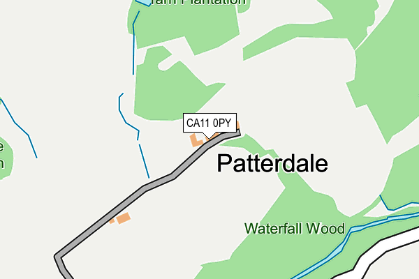 CA11 0PY map - OS OpenMap – Local (Ordnance Survey)