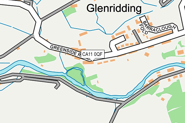 CA11 0QF map - OS OpenMap – Local (Ordnance Survey)