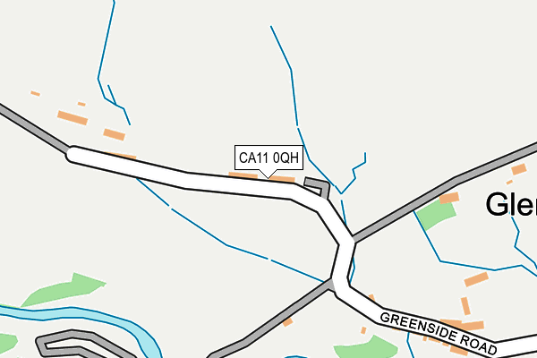 CA11 0QH map - OS OpenMap – Local (Ordnance Survey)