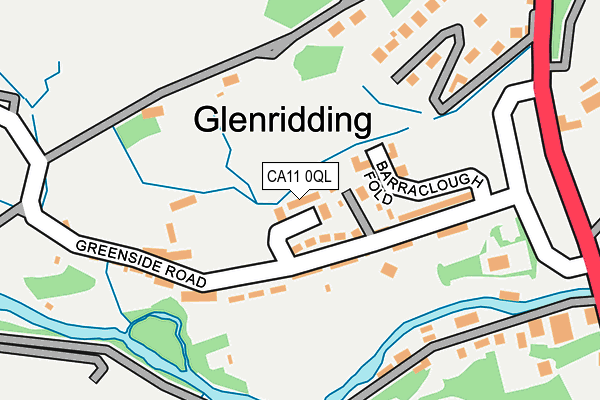 CA11 0QL map - OS OpenMap – Local (Ordnance Survey)