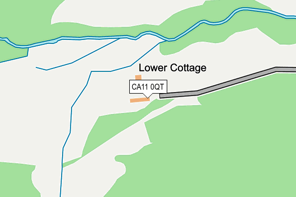 CA11 0QT map - OS OpenMap – Local (Ordnance Survey)