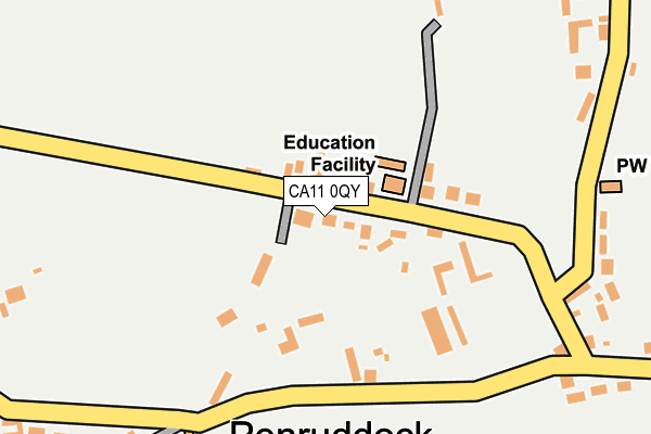 CA11 0QY map - OS OpenMap – Local (Ordnance Survey)