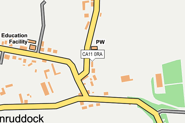 CA11 0RA map - OS OpenMap – Local (Ordnance Survey)