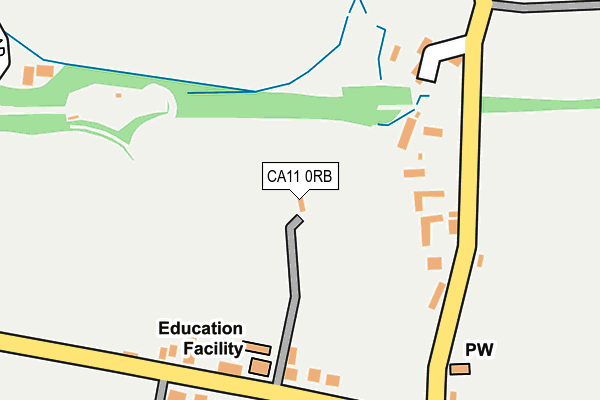CA11 0RB map - OS OpenMap – Local (Ordnance Survey)