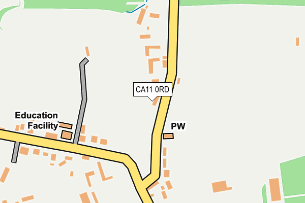 CA11 0RD map - OS OpenMap – Local (Ordnance Survey)