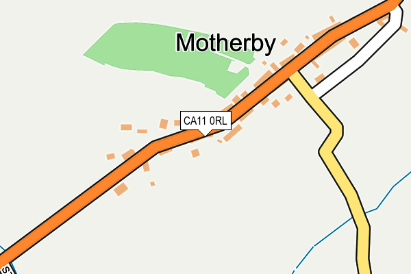 CA11 0RL map - OS OpenMap – Local (Ordnance Survey)