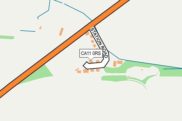 CA11 0RS map - OS OpenMap – Local (Ordnance Survey)