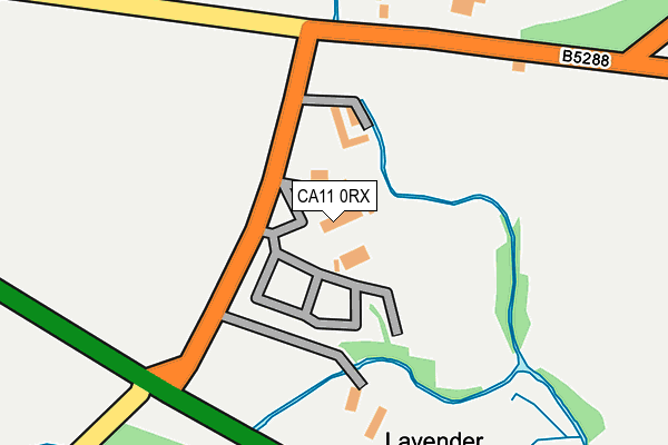 CA11 0RX map - OS OpenMap – Local (Ordnance Survey)