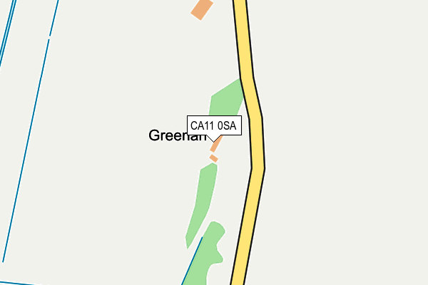 CA11 0SA map - OS OpenMap – Local (Ordnance Survey)