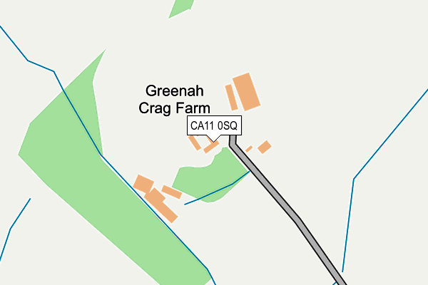CA11 0SQ map - OS OpenMap – Local (Ordnance Survey)